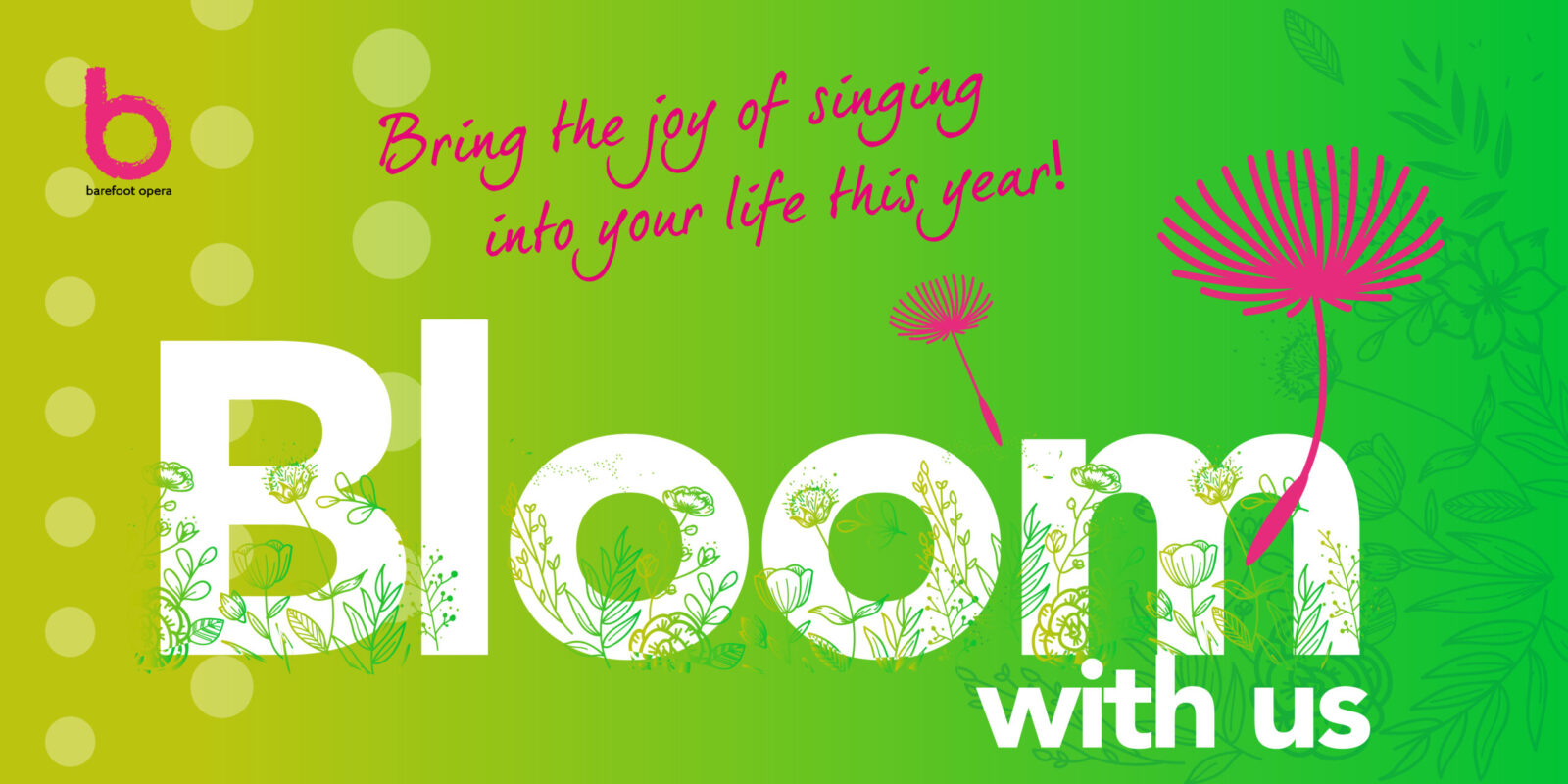 To promote Barefoot's Bloom Britannia event